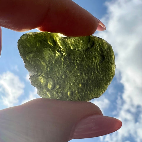 TRUSTED SELLER 10.926g Rough Moldavite Natural Moldavite Raw Moldavite Authentic Moldavite Genuine Moldavite Healing Moldavite Czech