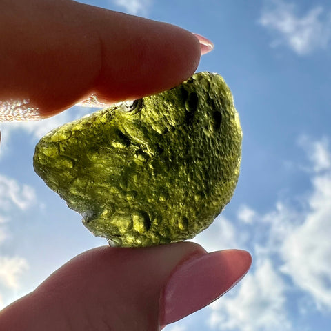 TRUSTED SELLER 10.926g Rough Moldavite Natural Moldavite Raw Moldavite Authentic Moldavite Genuine Moldavite Healing Moldavite Czech